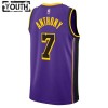 Los Angeles Lakers Carmelo Anthony 7 Jordan 2022-23 Statement Edition Violetti Lasten Pelipaidat Swingman